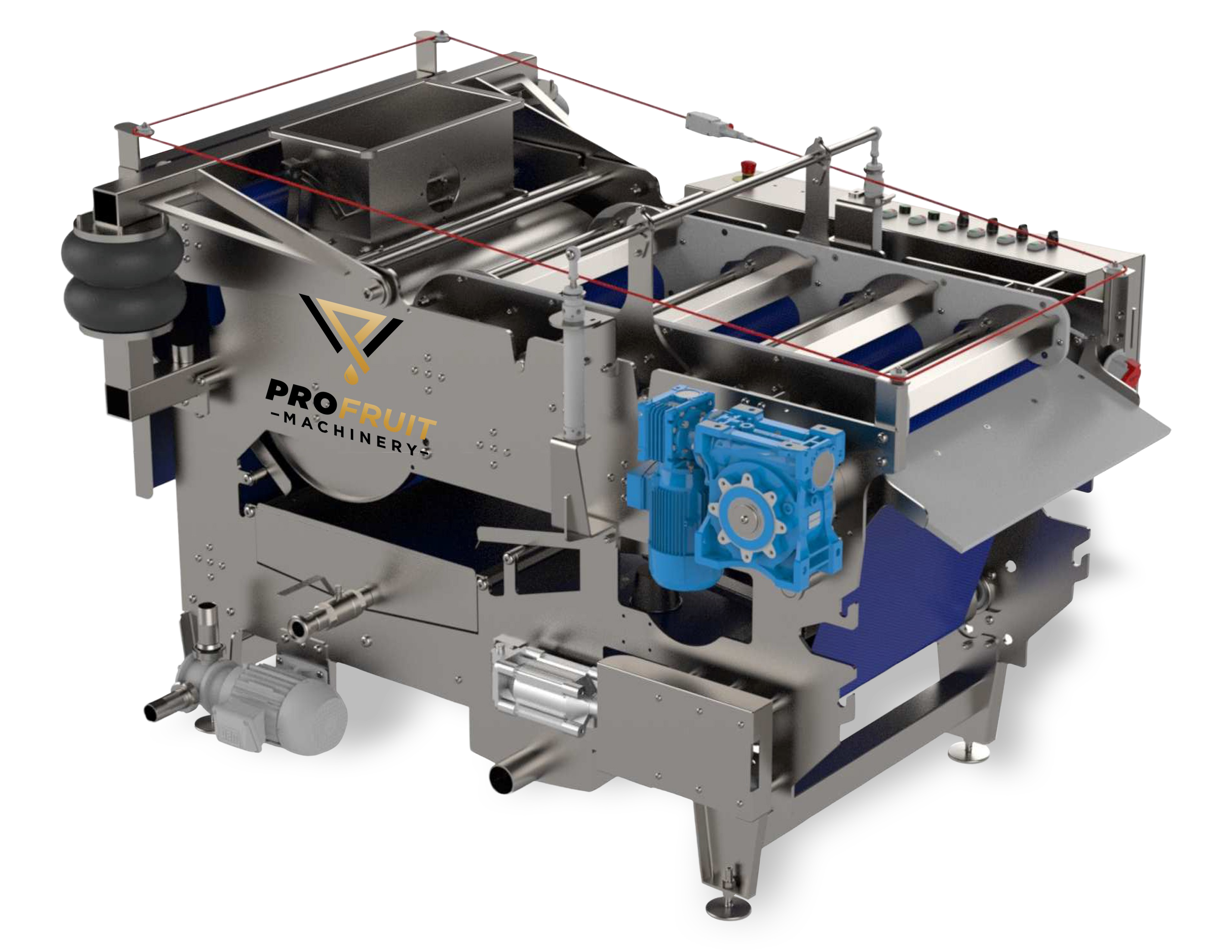 Belt press Powerpress 1500 for fruit, vegetable and berry processing