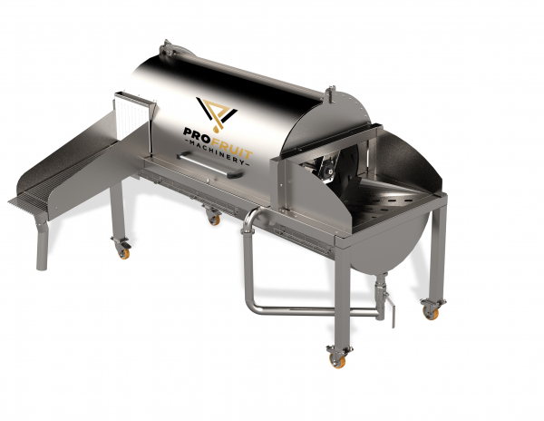 Fruit vegetable washer for juice production