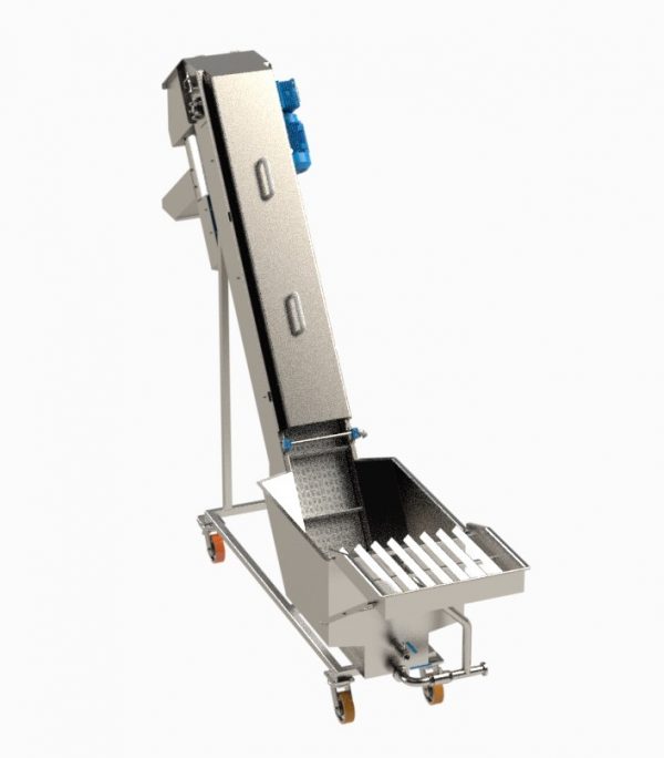 Fruit washer mill, fruit and vegetable washer conveyor grinder for juice production