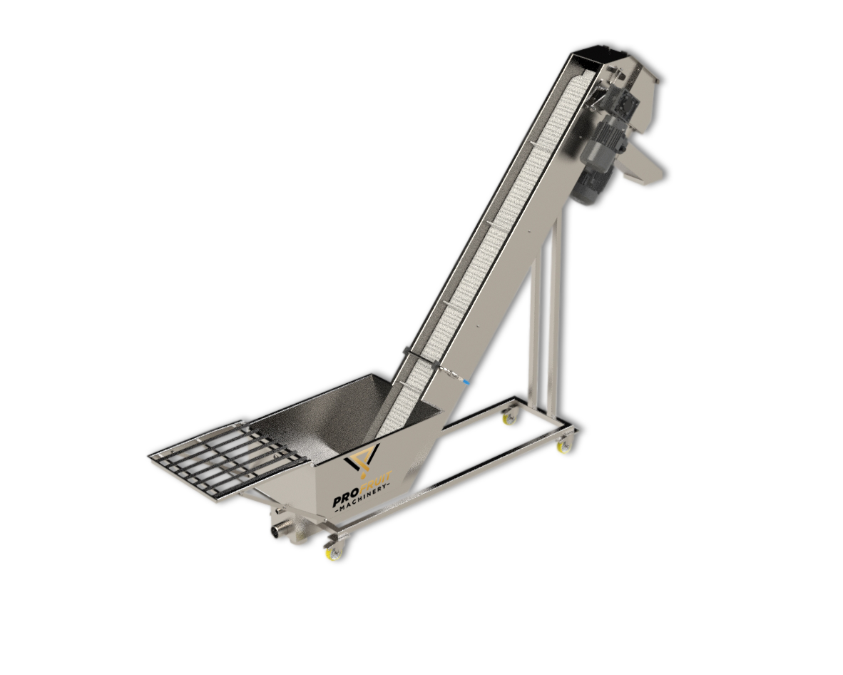 fruit and vegetable washer elevator grinder