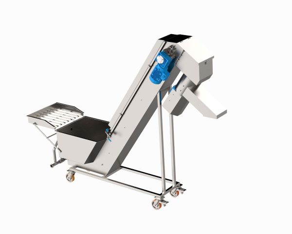 Fruit elevator mill. Machinery for fruit, berry, vegetable juice production