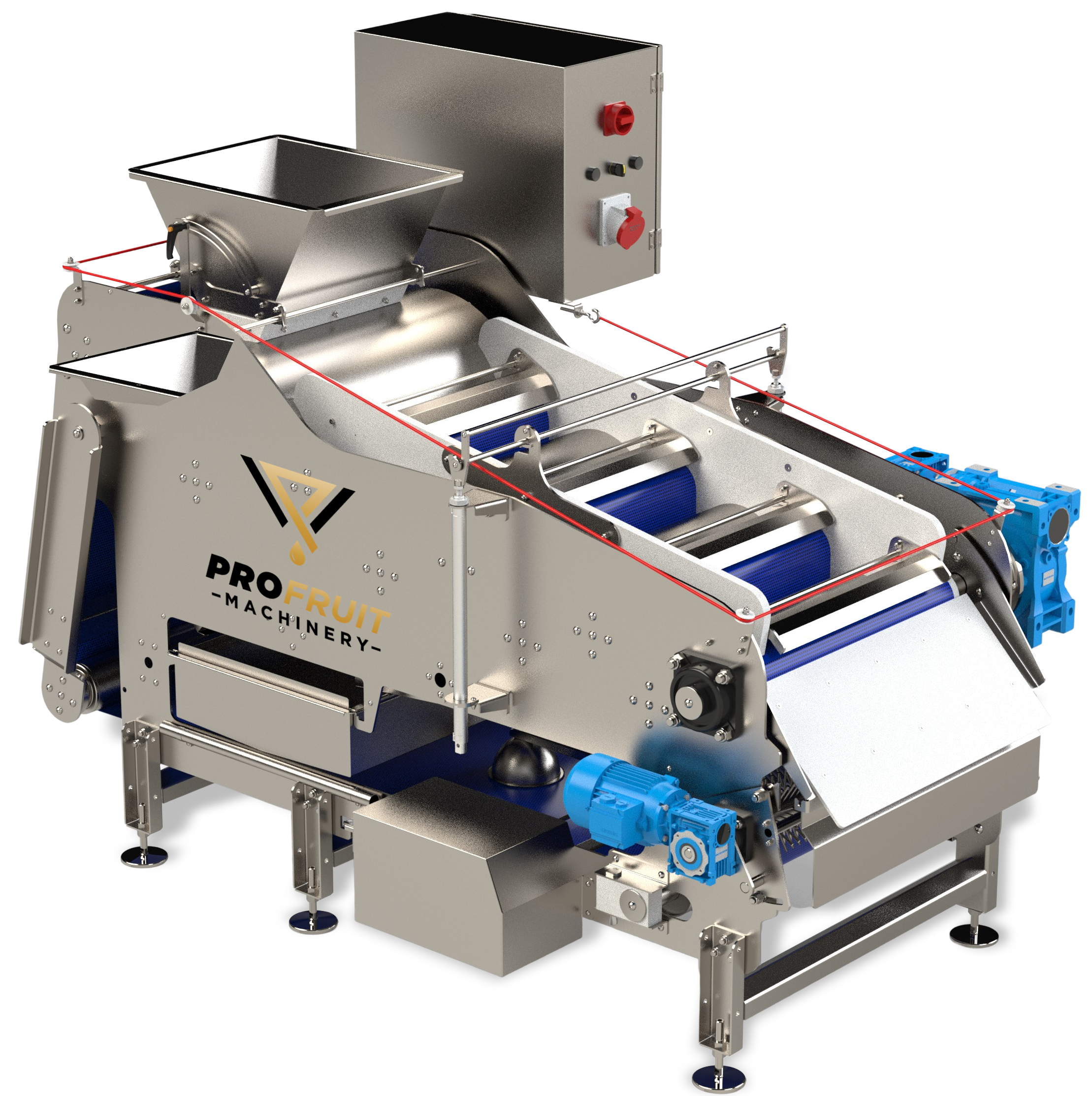 Belt press fruit, berry and vegetable processing machinery
